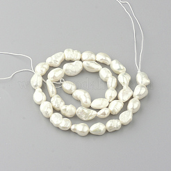 Natural Cultured Freshwater Pearl Beads Strands&nbsp;X-PEAR-R064-55