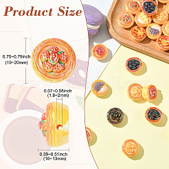 30Pcs Opaque Acrylic Beads&nbsp;SACR-CJ0011-89