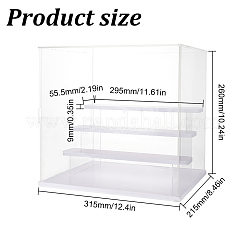 Transparent Plastic Minifigures Display Case&nbsp;ODIS-WH0025-142C