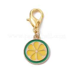 Fruits Alloy Enamel Pendant Decorations&nbsp;HJEW-JM01495