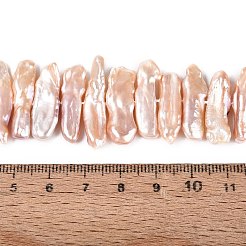 Natural Baroque Keshi Pearl Beads Strands&nbsp;PEAR-S020-H12B