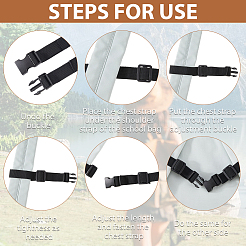 Polyester Adjustable Strap with Plastic Clasp&nbsp;FIND-WH20026-89A