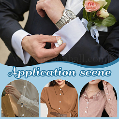8Pcs 2 Style Alloy Cufflinks&nbsp;HJEW-NB00331