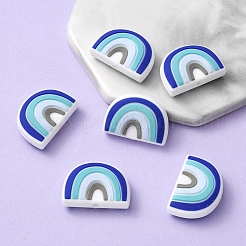 6Pcs Food Grade Eco-Friendly Silicone Focal Beads&nbsp;SIL-YW0001-04A