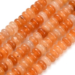 Natural Red Aventurine Beads Strands&nbsp;G-Z110-B22-2x4mm