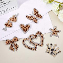 Crystal Rhinestone Hotfix Rhinestone Iron on Cloth Patches&nbsp;DIY-FG0001-37