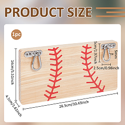 1Pc Hanging Wood Footrest Board for Baseball Fences&nbsp;AJEW-BC0010-47