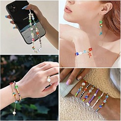 100Pcs 9 Colors Transparent Glass Beads&nbsp;GLAA-CJ0002-53