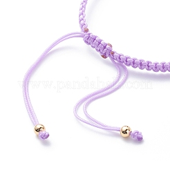 Adjustable Nylon Thread Cord Braided Beaded Bracelets&nbsp;BJEW-JB08741-01
