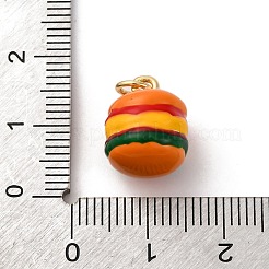 Brass Enamel Charms&nbsp;KK-Q098-16G-B