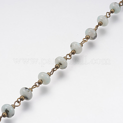 Natural Gemstone Handmade Beaded Chain&nbsp;AJEW-JB00396