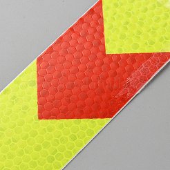 Two Tone PP Adhesive Safety Tape&nbsp;AJEW-WH20018-56