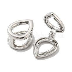 Brass Hoop Earrings for Women&nbsp;EJEW-E295-30P