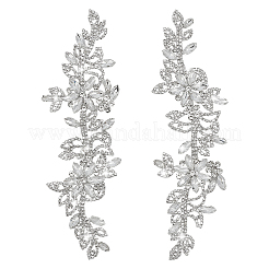 1Pair Alloy Glass Cabochons&nbsp;AJEW-PH0006-75