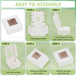 Paper Gift Storage Box&nbsp;CON-WH0001-27B-01
