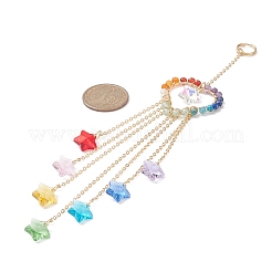 Wire Wrapped Natural Gemstone Heart Pendant Decorations&nbsp;HJEW-JM01038