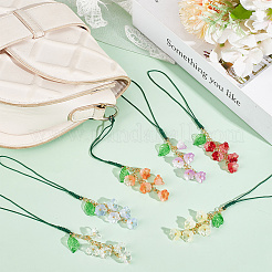 8Pcs Acrylic Mobile Straps&nbsp;HJEW-DR00140