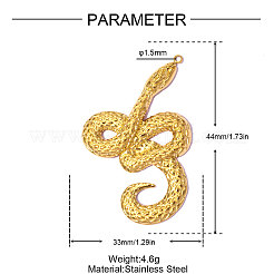 304 Stainless Steel Pendants&nbsp;SA-OY001-43G-02