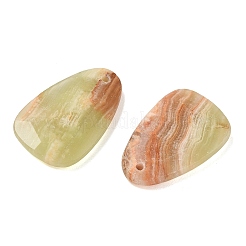 Natural Green Banded Calcite(Afghan Jade) Pendants&nbsp;GG-CBA6BAC-H08