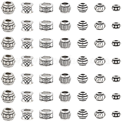 175Pcs 7 Styles Tibetan Styles Alloy Beads&nbsp;TIBEB-PA0001-20