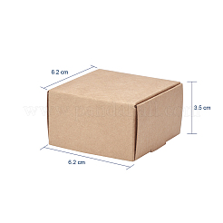 Kraft Paper Box&nbsp;X-CON-WH0036-01
