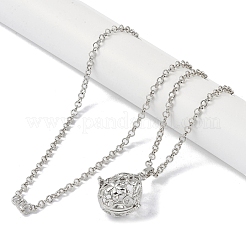 Brass Pendant Necklaces&nbsp;NJEW-G089-10P