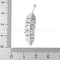201 Stainless Steel Pendants&nbsp;STAS-S174-36P-1