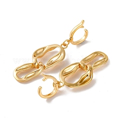 Brass Fold Over Clasps&nbsp;KK-U016-07G