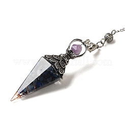 Resin Bullet Dowsing Pendulum Big Pendants&nbsp;G-H058-01AS-09