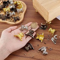 24Pcs 3 Colors Zinc Alloy Box Corner Protectors&nbsp;FIND-PH0029-39