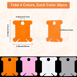 120Pcs 4 Colors Plastic Thread Winding Boards&nbsp;TOOL-CY0001-02