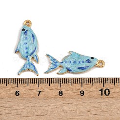 304 Stainless Steel Enamel Pendants&nbsp;STAS-P410-40C-02