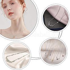 Trendy Unisex 304 Stainless Steel Cable Chain Necklaces&nbsp;STAS-UN0003-39P