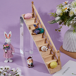 Wooden Stairs for Dollhouse&nbsp;DOLL-WH0002-55