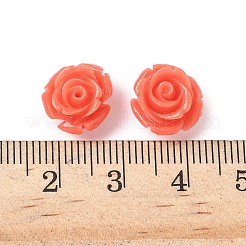 Synthetic Coral Carved Beads&nbsp;CORA-H003-01A-33