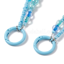 Acrylic Fish Beaded Mobile Straps&nbsp;HJEW-JM01064