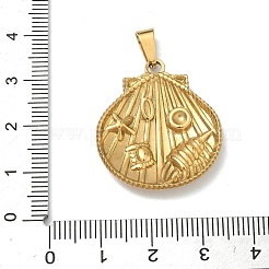 304 Stainless Steel Pendants&nbsp;STAS-F336-13G-01
