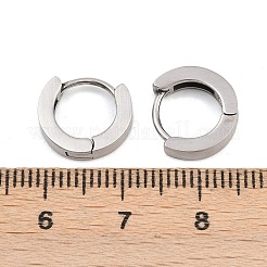 316 Surgical Stainless Hoop Earrings&nbsp;EJEW-C160-13AS