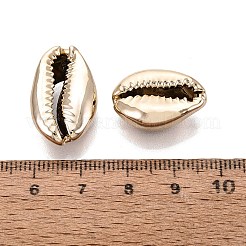 Electroplated Natural Cowrie Shell Beads&nbsp;BSHE-O017-13KCG-01