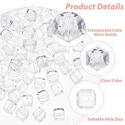 2 Strands Transparent Glass Beads Strands&nbsp;GLAA-HS0001-12A