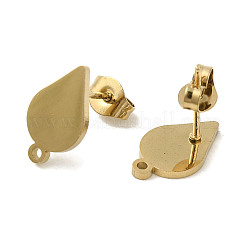 Ion Plating(IP) 304 Stainless Steel Stud Earring Findings&nbsp;STAS-I206-82G
