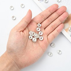 Iron Grade A Crystal Rhinestone Spacer Beads&nbsp;RB-A010-10MM-S