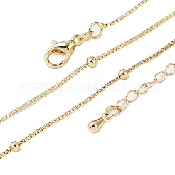 Brass Satellite Chains Necklaces for Women&nbsp;NJEW-D302-33G