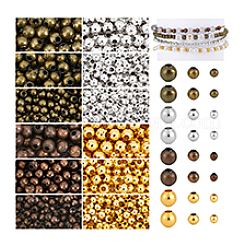 4120Pcs 12 Styles Iron Spacer Beads&nbsp;TIBEB-PH0005-38