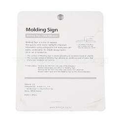 Resin Notice Sign&nbsp;AJEW-K015-C03