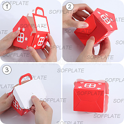 12Pcs Christmas Folding Gift Boxes&nbsp;CON-SP0001-03