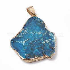 Natural Regalite/Imperial Jasper/Sea Sediment Jasper Pendants&nbsp;G-T104-04E