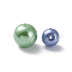 Eco-Friendly Dyed Glass Pearl Round Bead Strands&nbsp;HY-X0006-6-8mm