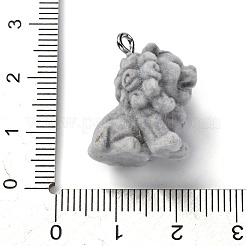 Flocky Animal Resin Pendants&nbsp;FIND-S001-06B