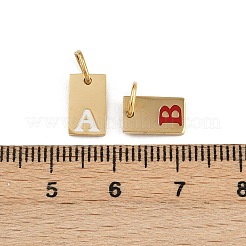 26Pcs 304 Stainless Steel Enamel Pendants&nbsp;STAS-L298-01G